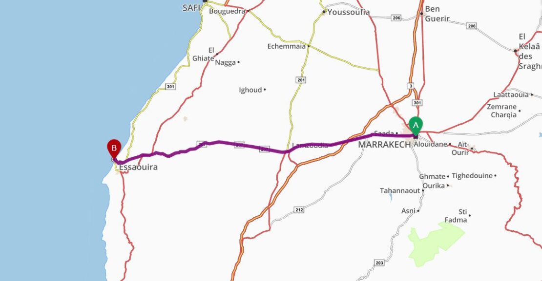 Marrakech to Essaouira Road Trip