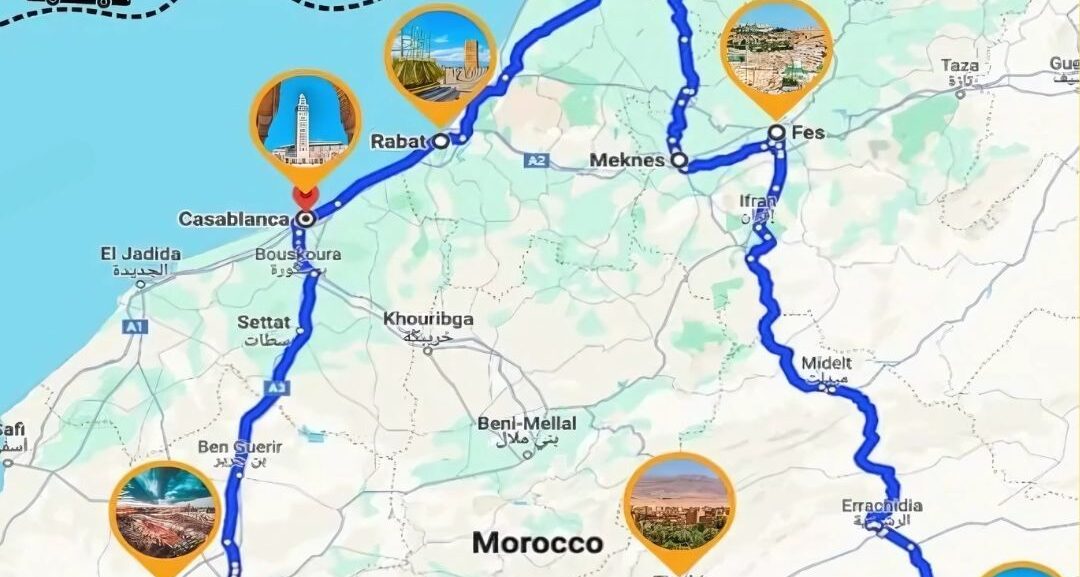 From casablanca to chefchaouen