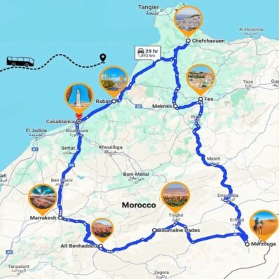 From casablanca to chefchaouen