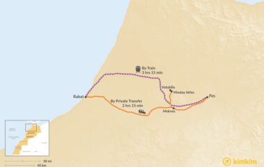 from Rabat to fez