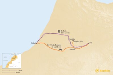 from Rabat to fez
